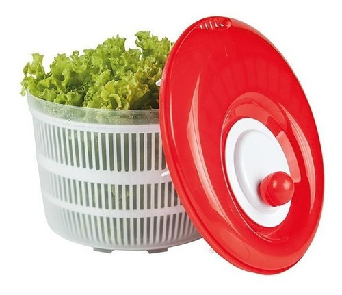 Secador De Saladas 4,5l Verduras Legumes Centrífuga Manual