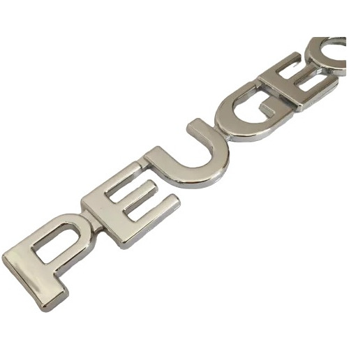 Emblema Peugeot Letras Peugeot 19.5cm X 2.5cm