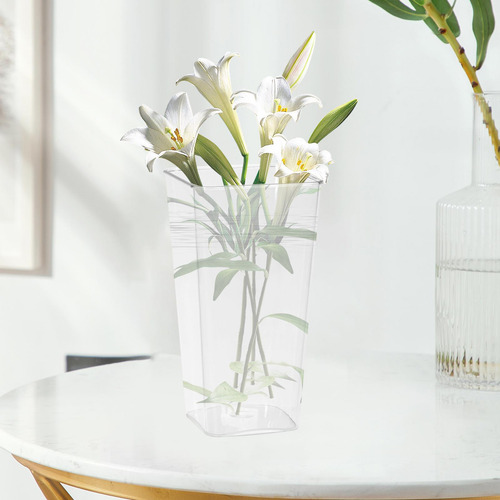 Florero Acrílico, Centro De Mesa De Boda, Cubo Borrar L