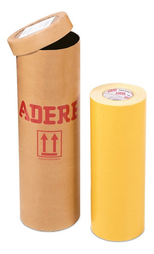 Fita Dupla Face Tecido Algodao Branco Adere 460 400mm X 30m