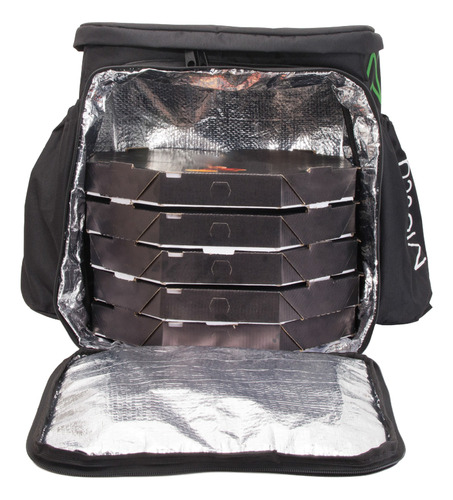 Mochila/bag Mottu Impermeável Térmica Motoboy Delivery Cor Preto