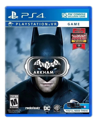 Batman Arkham Vr Ps4 (Usado)