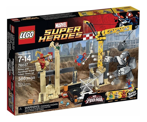 Lego Super Heroes 76037 Rhino Y Sandman Villanos 110 Trumps.