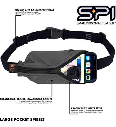 Spibelt Cinturón Para Correr Con Bolsillo Grande Para Adulto