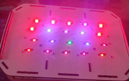 Led Ciclo Cultivo L72 + Medidor Ph + Termohigrometo + Cooler Violeta (Usado)
