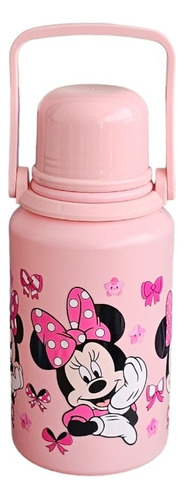 Botella Plastica Agua 1.200 Ml, Diseño Minnie Mouse.