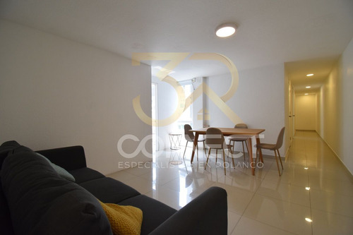 Departamento En Renta En Polanco 4r/2b/1e - Amueblado - 120m2