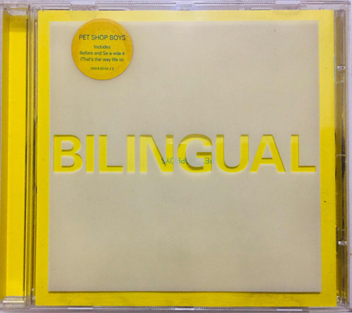 Cd Bilingual Pet Shops Boys (nuevo Leer Detalle) 