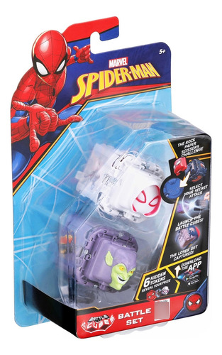 Juego De Acción  Spider-man Battle Cube - Paquete  Fr80mn