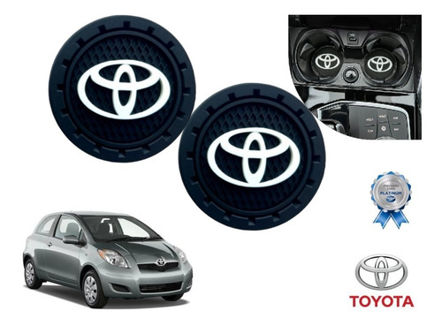 Par Porta Vasos De Auto Universal Toyota Yaris Hb 2007