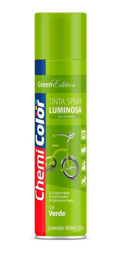 Spray Chemicolor Luminescente Verde 400ml 0680142 C407030