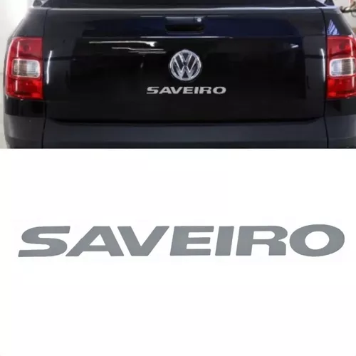 Adesivo Tampa Traseira Letreiro Volkswagen Saveiro Cross 2010 2011 2012  2013 2014 2015 2016 2017 2018 2019 2020 2021 2022