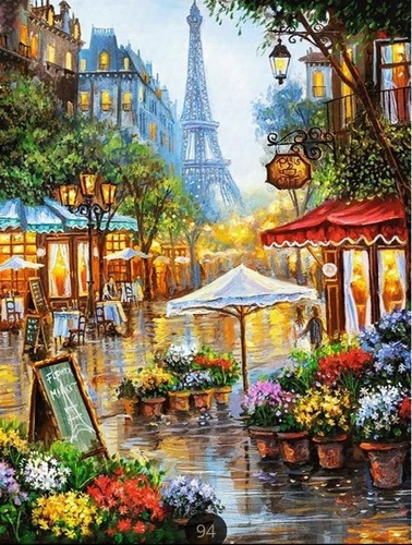 Kit Diamond Painting Pintura De Diamante - Paris Hermosa