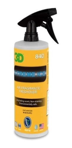 Perfume 3d Air Fresheners  Xtreme-ice   1/2lts 3d 