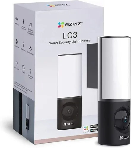 Imagen 4 de 6 de Camara Ezviz Lc3 Wifi Seguridad 4mp Lampara Luz Exterior