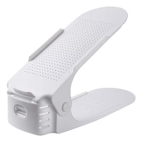 Organizador De Zapatos Ajustable De Doble Nivel Compacto Que