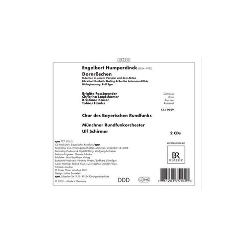Humperdinck/chor Des Bayerischen Rundfunks Dornroeschen Cdx2