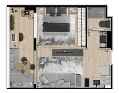 Vila Parque Butantã, 100m Do Metrô, 1 Suíte, 33m² (entrega Maio 2025)