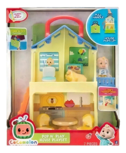 Cocomelon Casa Pop N´ Play House Playset Con Accesorios