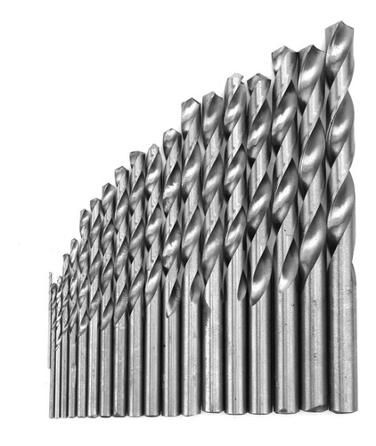 Imagen 6 de 10 de 19 Pcs Brocas Acero Para Madera Cemento Metal Perfora 1-10mm