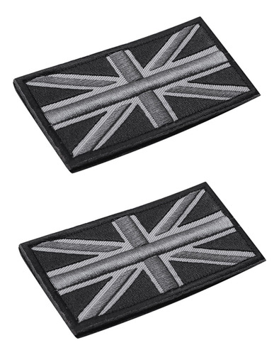 2 Parches Con La Insignia De La Bandera Británica De La Unio