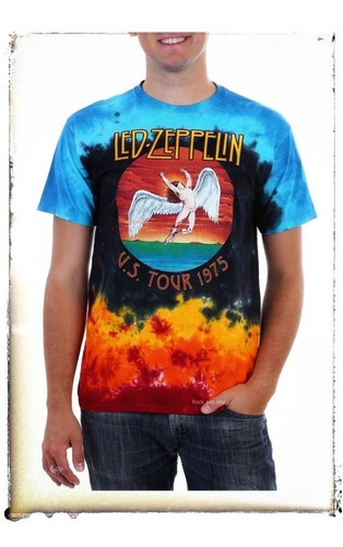 Remera Led Zeppelin Icarus Gira Usa 75, Importada Original