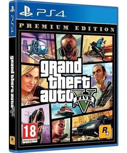 Grand Theft Auto V Premium Edition Ps4 Físico