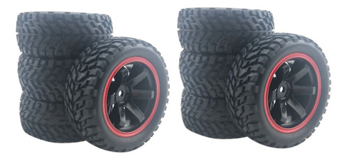 2 Unidades Para Neumáticos De Goma 1:10 De 75 Mm Y Llantas P