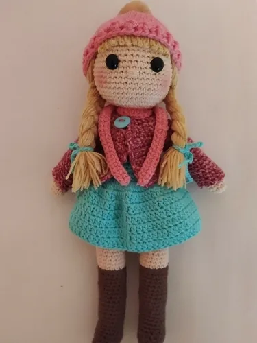 Muñeco Amigurumi Personalizado Tejido A Crochet