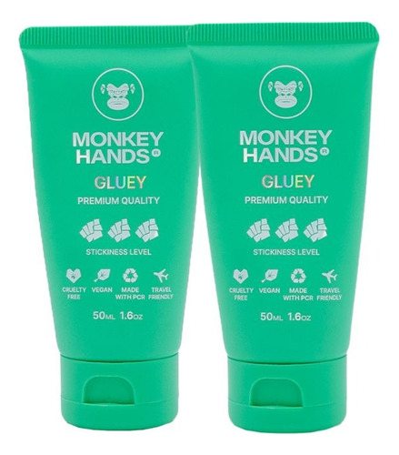 2 Pack 50ml Gel Para Mejorar El Agarre Monkeyhands Gluey