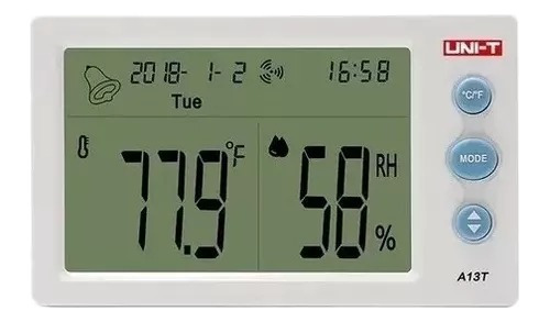 Monitor De Temperatura Y Humedad Unit A13t Higrometro
