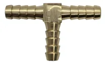 Comprar Tee Acople Racord Manguera Espiga 1\u002F4 6mm Bronce