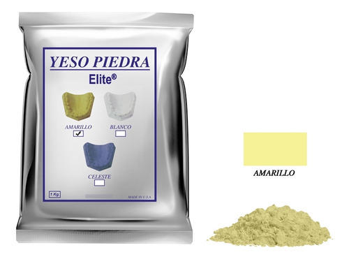 Yeso Piedra Amarillo Élite Velmix 1kg