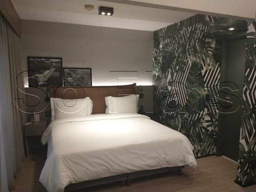 Imagem 3 de 15 de Flat No Itaim Bibi No Pool ***the Capital Flat *** - Sf702