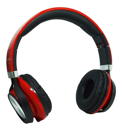 Fone de ouvido on-ear gamer Infokit HM-750MV vermelho e preto