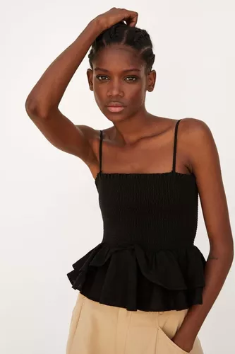 Camisa S Zara Negra Transparente | MercadoLibre 📦