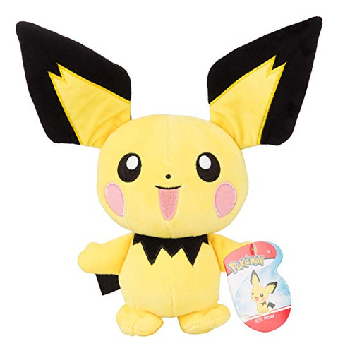 Pok? Mon Oficial Y Felpa De 8  De Primera Calidad - Pichu