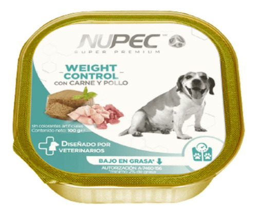 Nupec Weight Control Alimento Húmedo Lata De 100 Gr