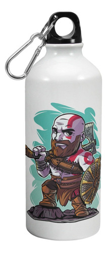 Botella De Agua Deporte Kratos God Of War