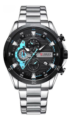 Reloj Curren 8402 para hombre calendario reloj de cuarzo de negocios
