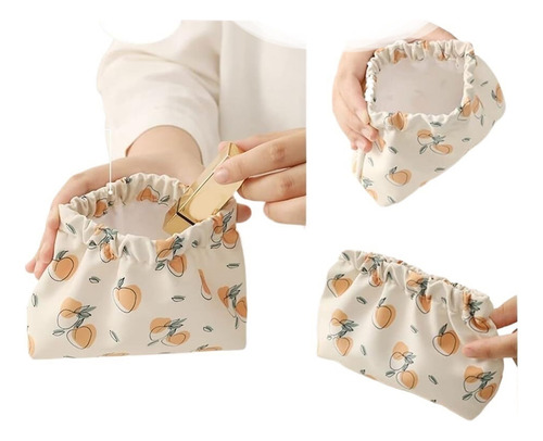 Paquete De 4 Mini Bolsas De Cosméticos De Bolsillo