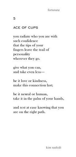 Book : Fortunate Tarot Poetry - Rashidi, Kim