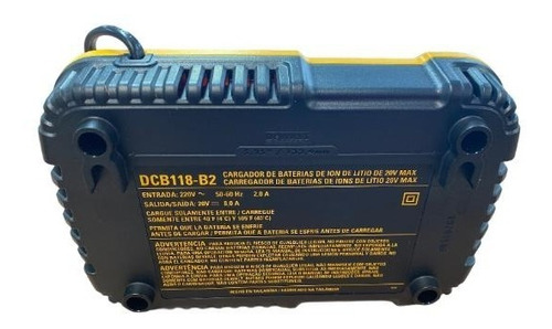 Carregador Flexvolt 20/60v Li-ion Dewalt Dcb118 B2 220v
