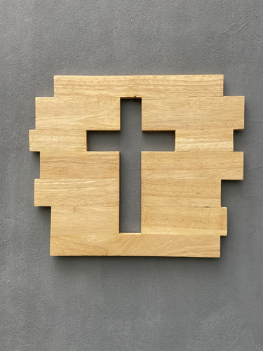 Cruz De Madera Artesanal Decoración