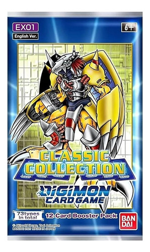 Digimon Card Ex-01 Game Classic Collection Booster Pack Idioma Ingles