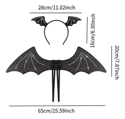 Aplicável A Conjunto De Disfraz De Halloween Con Diadema