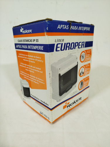 Caja Para Térmica 4 Módulos Roker Pre250 Superficie Art-501 (Usado)