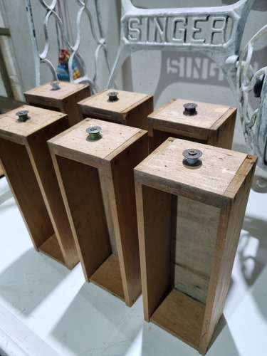 Cajones Madera Pino Brasil Antiguo Para Ordenar Herramientas (Usado)