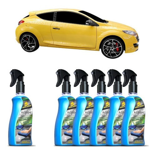 Kit 6 Lava A Seco Automotivo Encera Lavagem Eco Autoshine