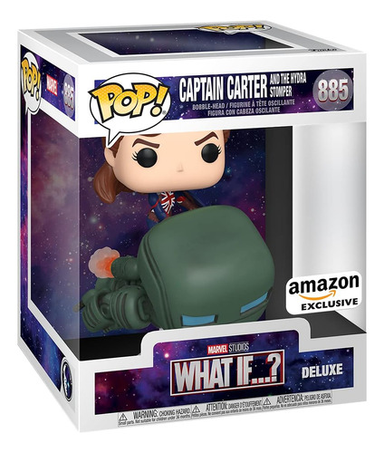 Funko Pop! Deluxe Marvel: Capitana Carter Hydra Stomper 885